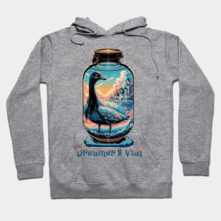 Goose in a Jar - Dreamer's Vial Colorful Fantasy Castle Hoodie